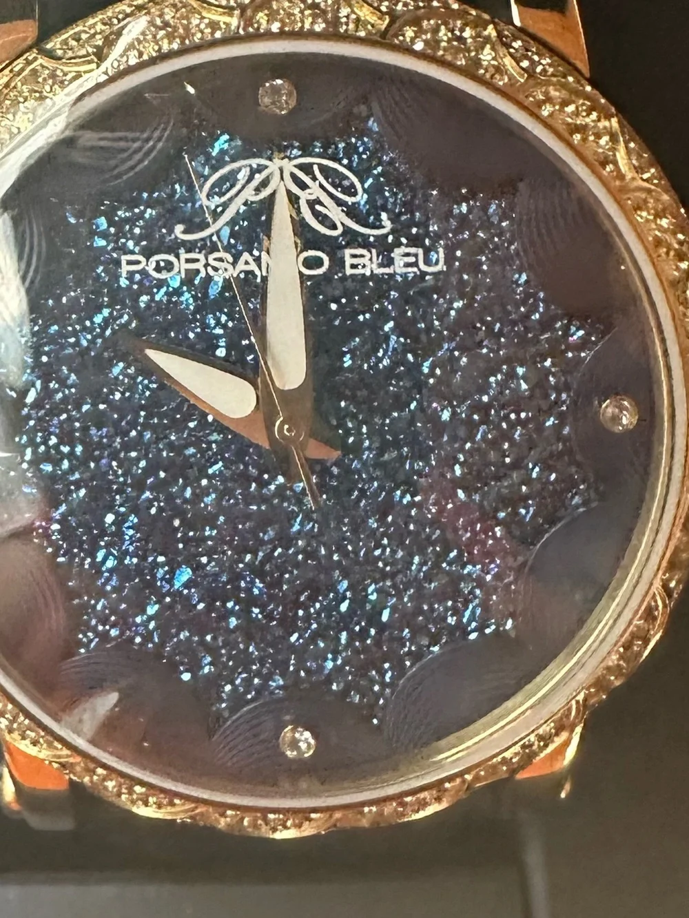 PORSAMO BLEU Genevieve Topaz & Crystal Watch, 38mm